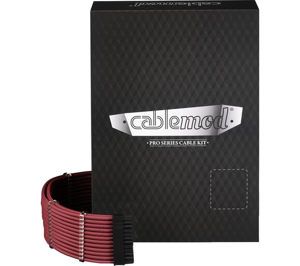CableMod CM-PCSI-FKIT-NKBR-R PRO ModMesh C-Series AXi HXi & RM Cable Kit - Blood Red