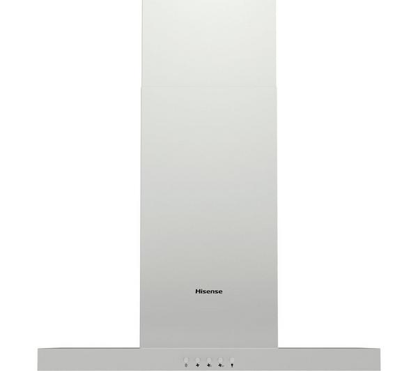 HISENSE CH6T4BXUK Chimney Cooker Hood - Stainless Steel image number 2