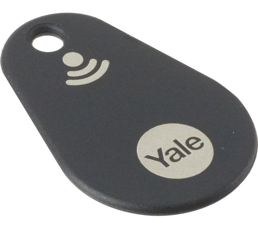 YALE AC-RFIDTAG Contactless Alarm Tag - Twin Pack, Black