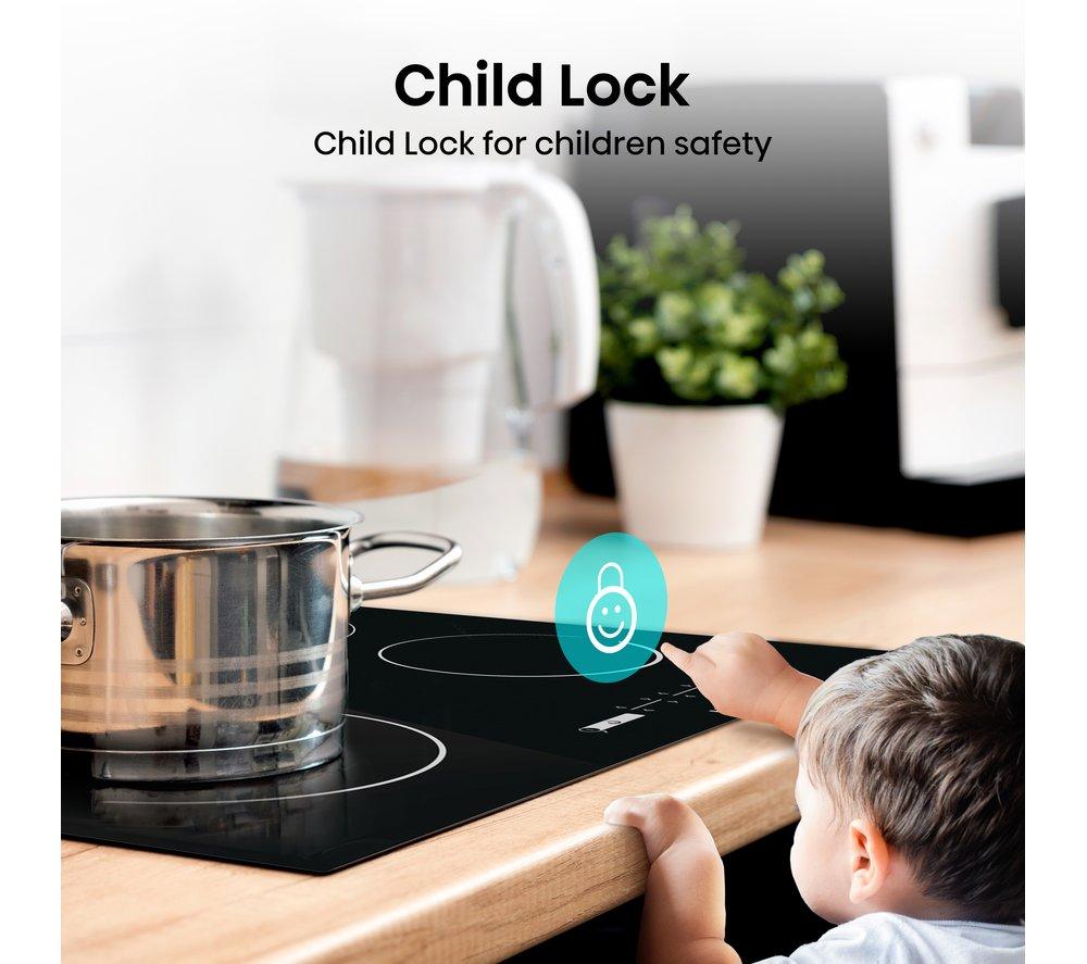 HISENSE E6432C 60 cm Electric Ceramic Hob - Black image number 2 of 14