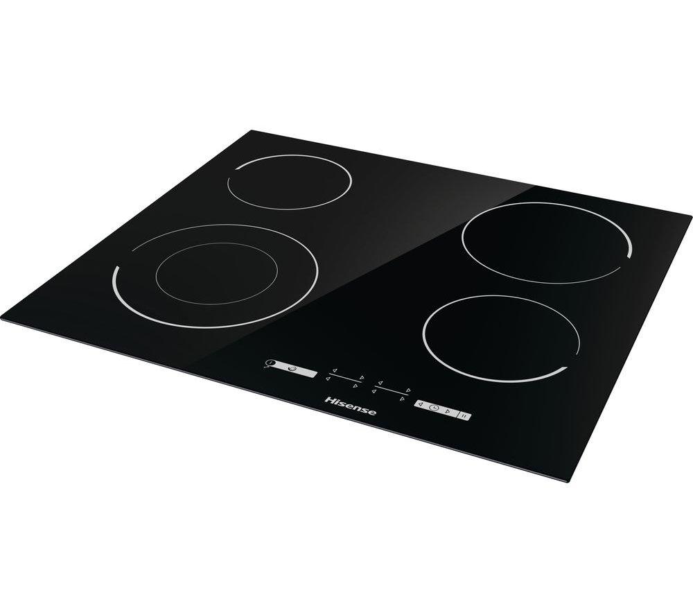 HISENSE E6432C 60 cm Electric Ceramic Hob - Black image number 10 of 14