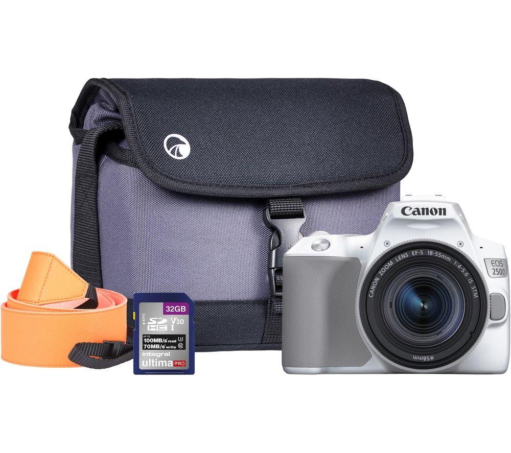Click to view product details and reviews for Canon Eos 250d Dslr Camera With Ef S 18 55 Mm F 40 F 56 Is Stm Lens White.