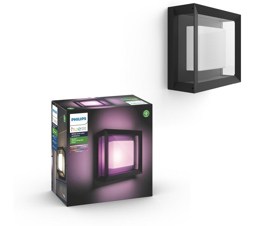 PHILIPS HUE Econic White & Colour Ambiance Smart Outdoor LED Wall Light review