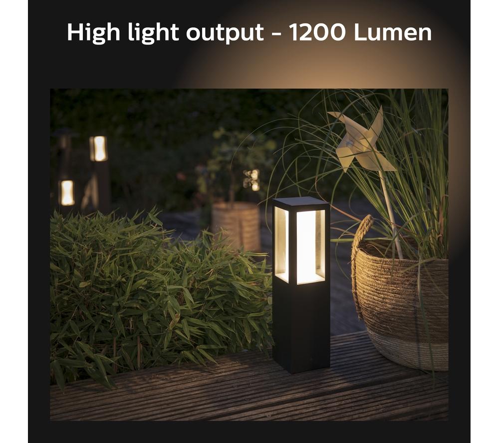 Philips hue outdoor impress pedestal deals light