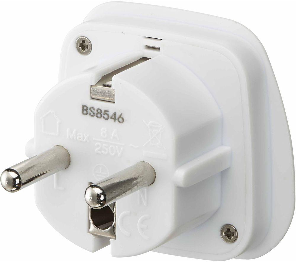 LOGIK LUKEU20 UK to EU Travel Plug Adapter
