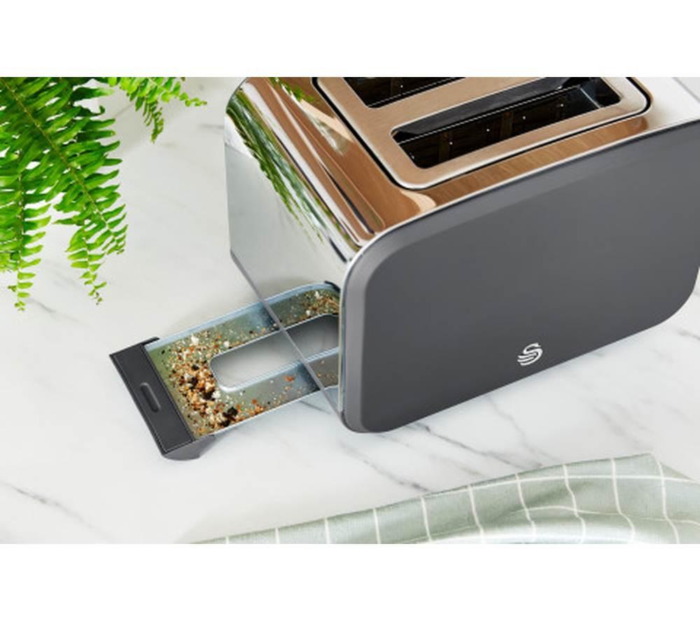 SWAN Nordic ST14610GRYN 2-Slice Toaster - Grey image number 7 of 7