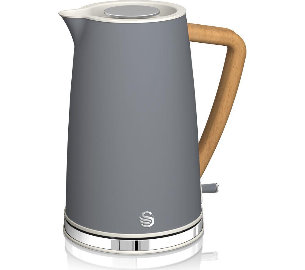 Swan grey kettle hot sale toaster and microwave