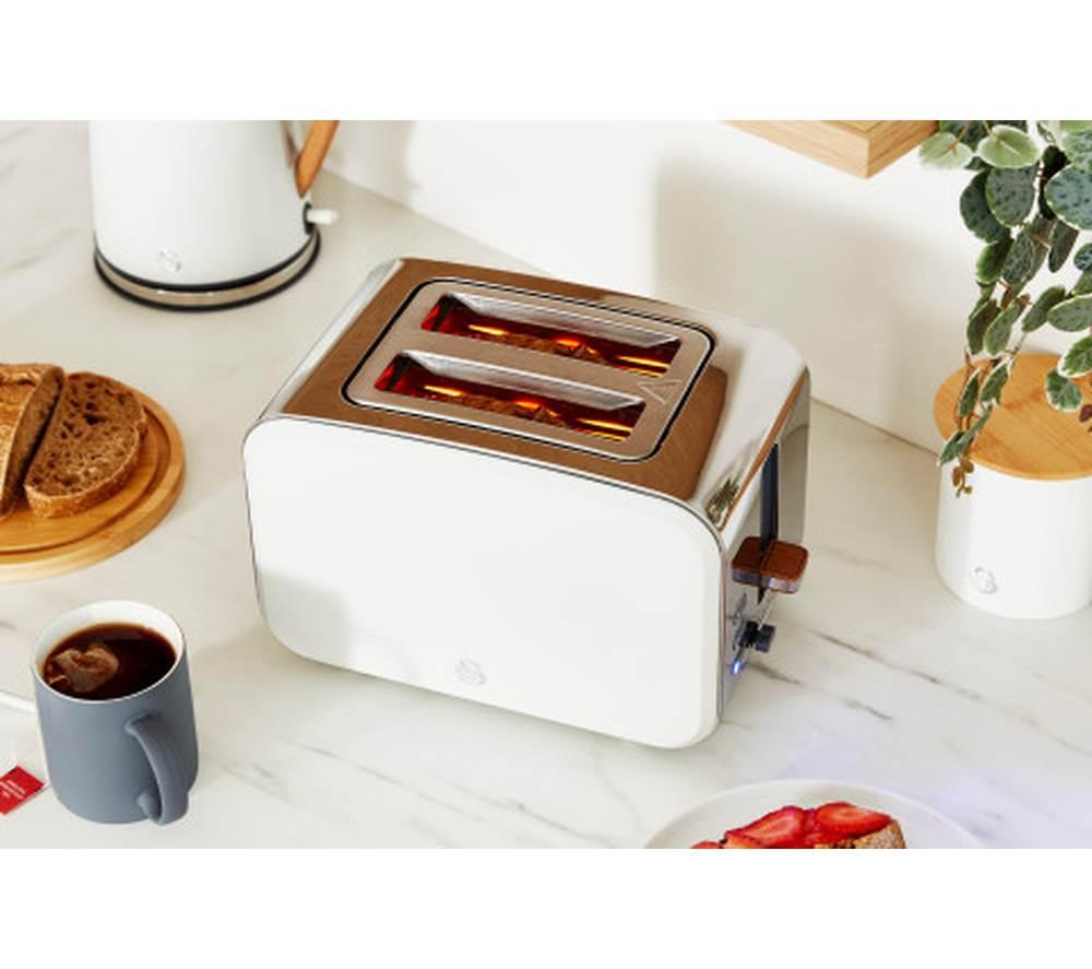 SWAN Nordic ST14610WHTN 2-Slice Toaster - White image number 5 of 7