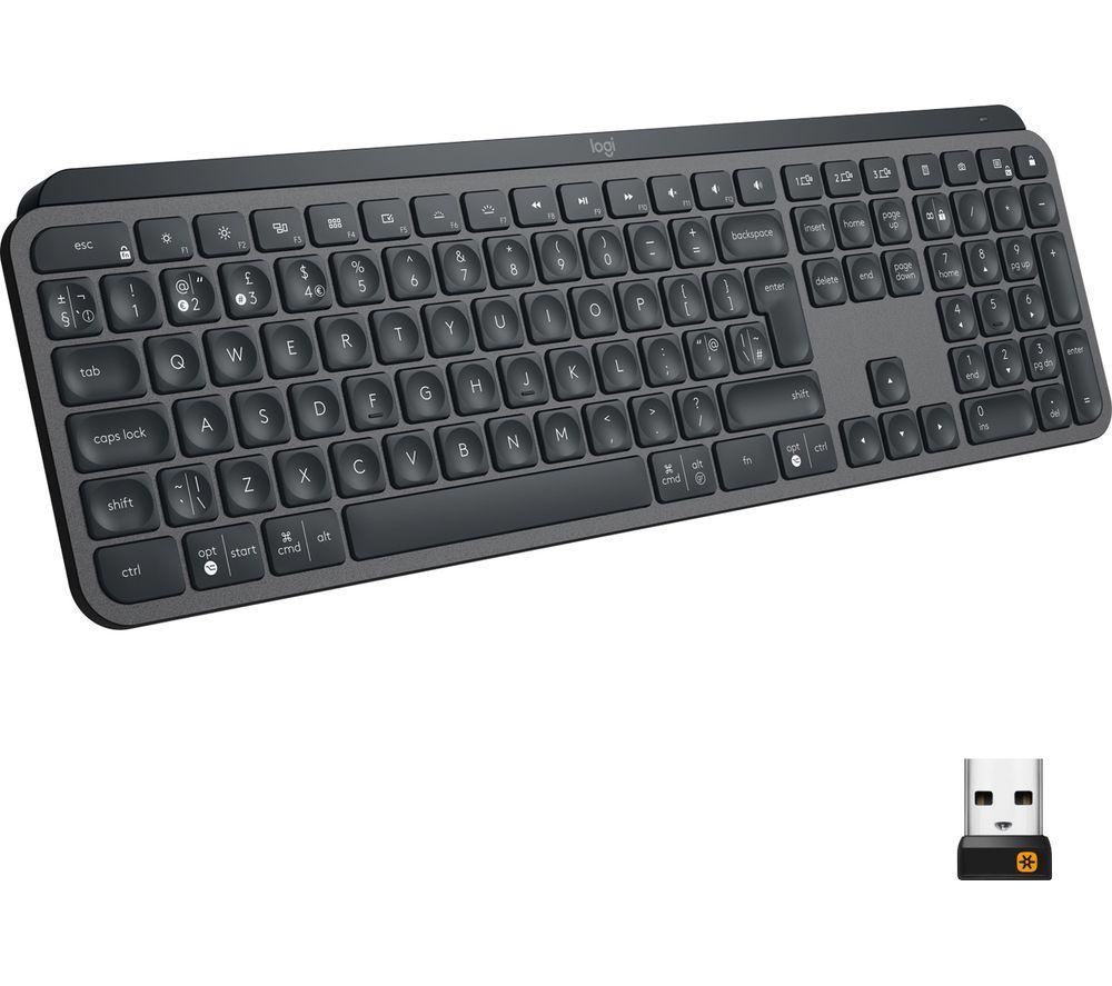Image of Logitech MX Keys Advanced Wireless Illuminated Keyboard - keyboard - QWERTY - UK
