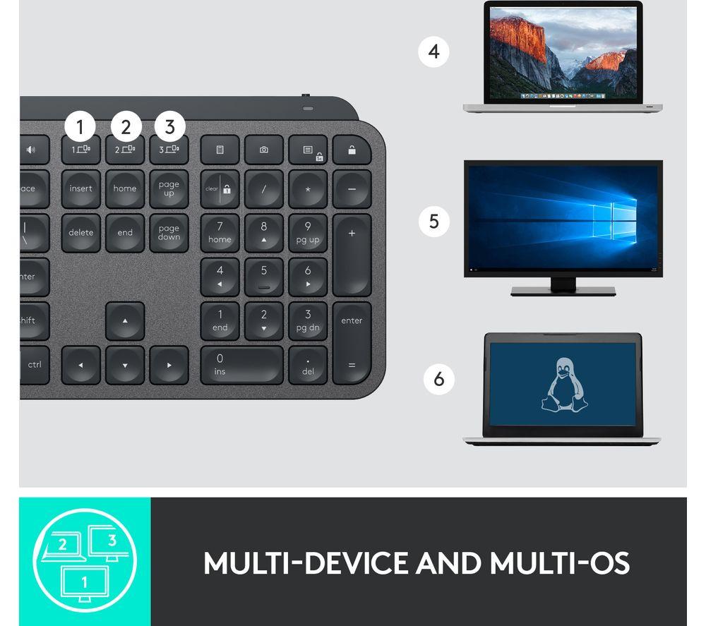 Buy LOGITECH MX Keys Wireless Keyboard Currys