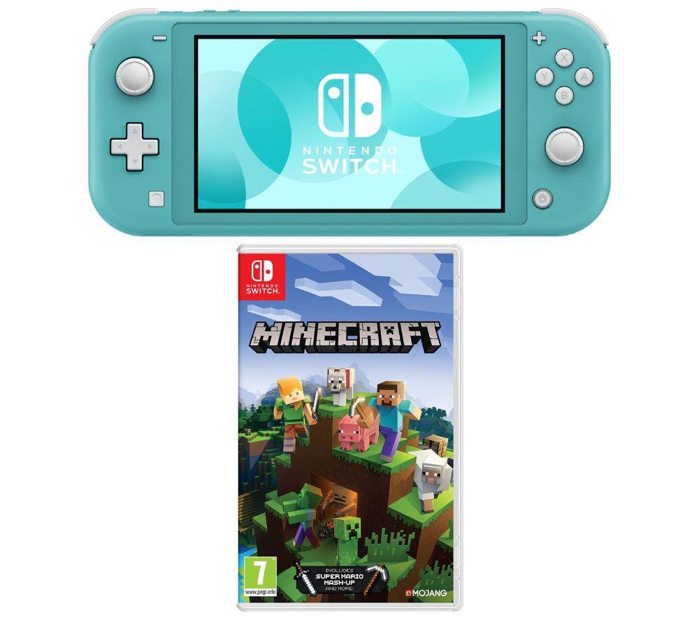 NINTENDO Switch Lite & Minecraft Bundle - Turquoise - image 1