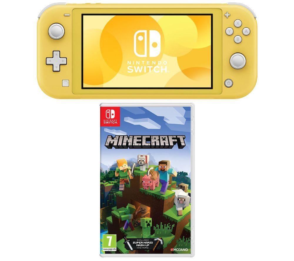 NINTENDO Switch Lite & Minecraft Bundle - Yellow - image 1