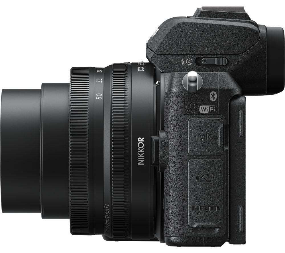 NIKON Z 50 Mirrorless Camera with NIKKOR Z DX 16-50 mm f/3.5-6.3 VR Lens & FTZ Mount Adapter image number 3 of 11