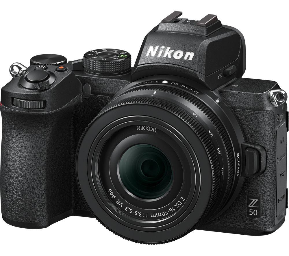 NIKON Z 50 Mirrorless Camera with NIKKOR Z DX 16-50 mm f/3.5-6.3 VR Lens & FTZ Mount Adapter image number 7 of 11