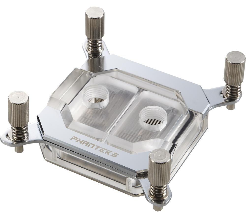 Image of PHANTEKS Glacier C350I CPU Water Block - Mirror Chrome, Silver/Grey