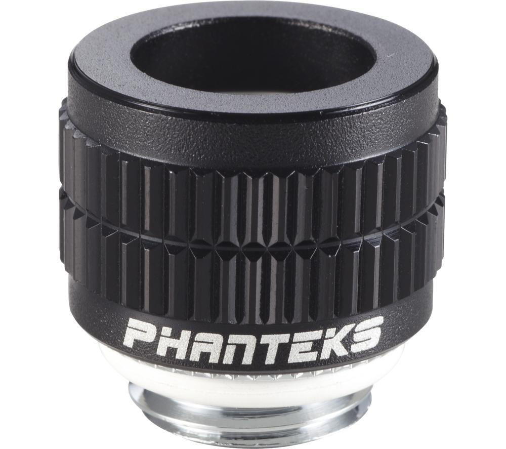 Image of PHANTEKS Glacier 12 mm Hard Tube Fitting - Satin Black, Black