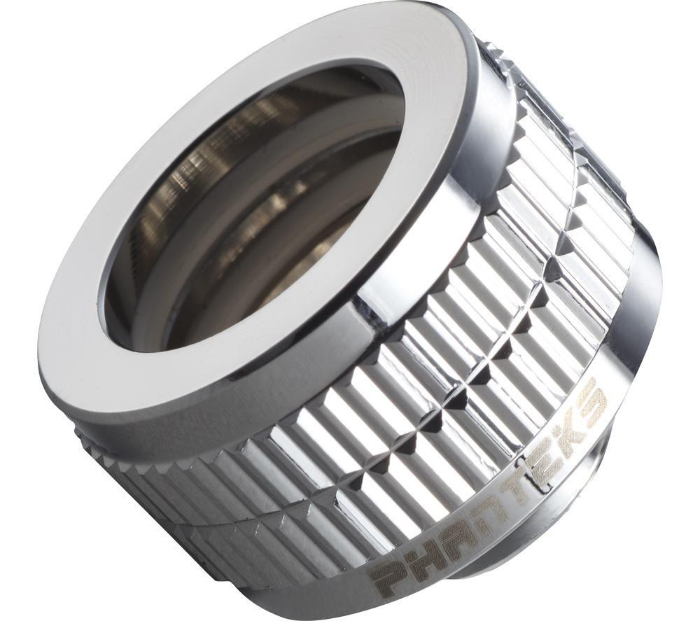 Image of PHANTEKS Glacier 16 mm Hard Tube Fitting - Mirror Chrome, Silver/Grey
