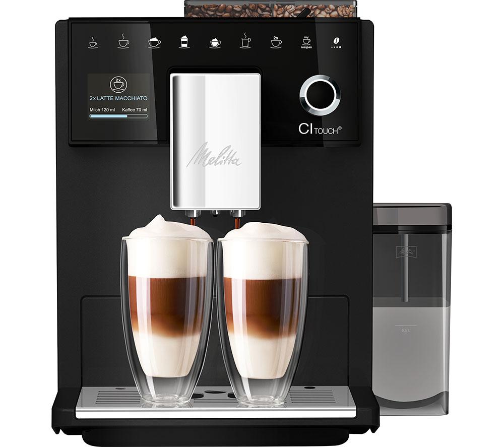 MELITTA CI Touch 630-112 Bean to Cup Coffee Machine - Frosted Black image number 6 of 6