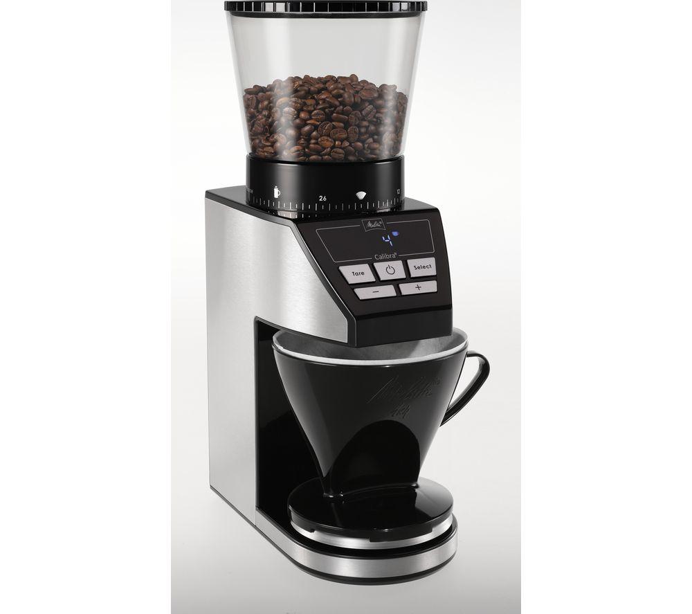 MELITTA Calibra Electric Coffee Grinder - Black & Stainless Steel image number 2 of 13