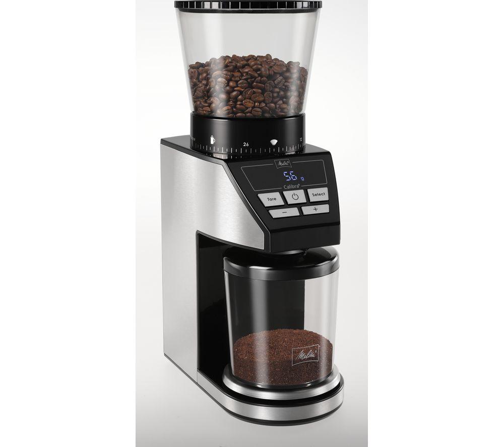 MELITTA Calibra Electric Coffee Grinder - Black & Stainless Steel image number 4 of 13