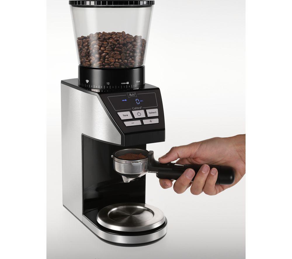 MELITTA Calibra Electric Coffee Grinder - Black & Stainless Steel image number 5 of 13