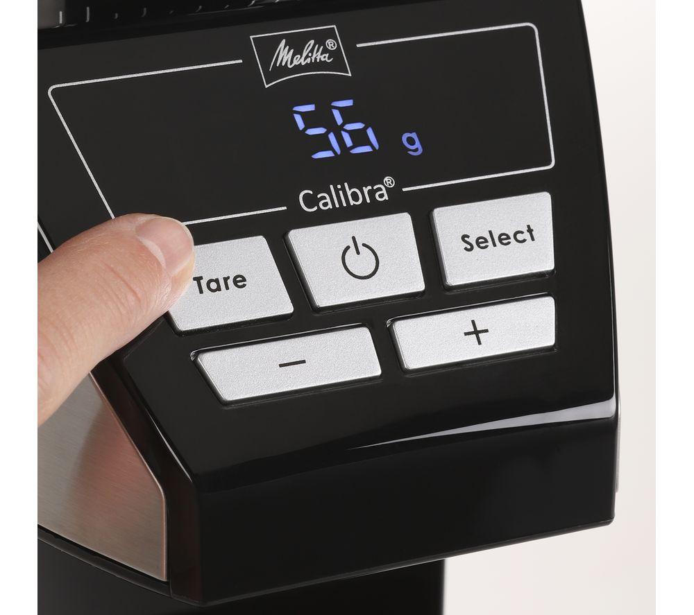 MELITTA Calibra Electric Coffee Grinder - Black & Stainless Steel image number 8 of 13
