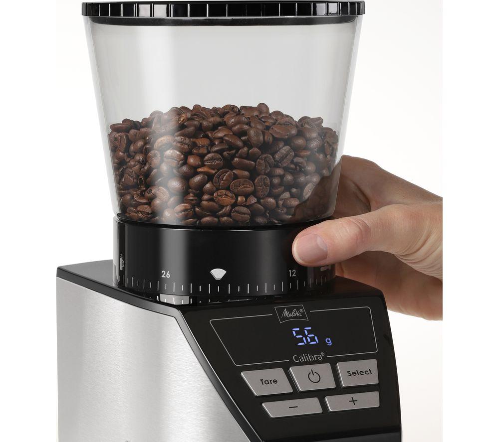 MELITTA Calibra Electric Coffee Grinder - Black & Stainless Steel image number 9 of 13