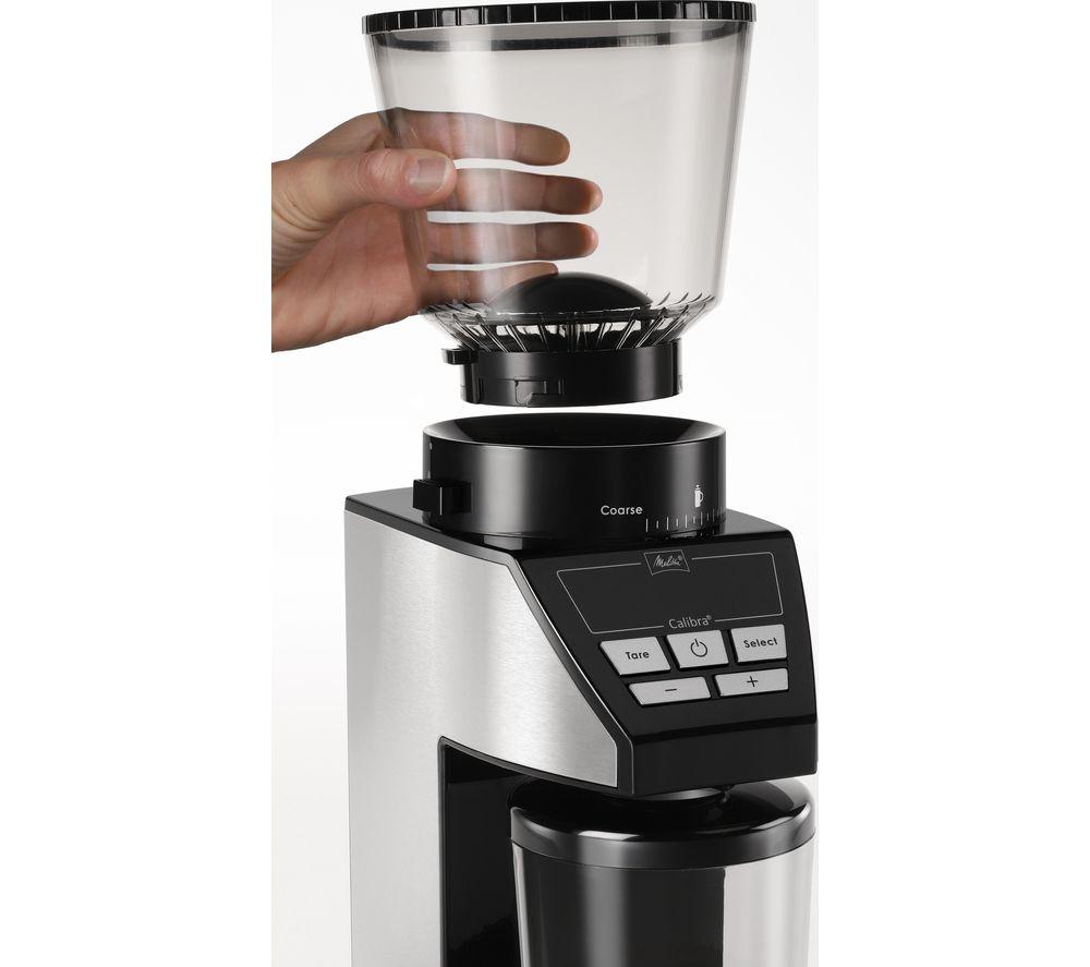 MELITTA Calibra Electric Coffee Grinder - Black & Stainless Steel image number 11 of 13