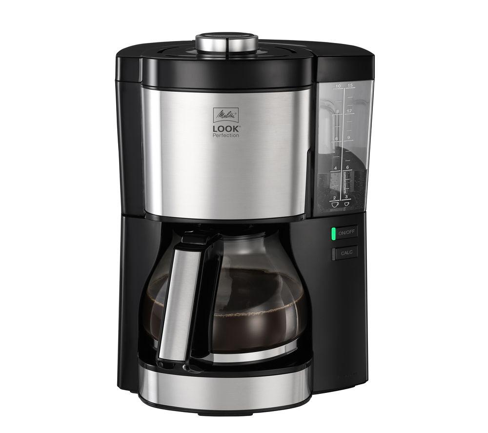 MELITTA Look V Perfection Filter Coffee Machine - Black & Stainless Steel, Stainless Steel