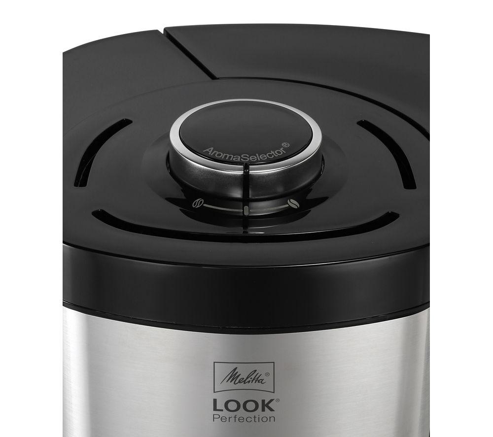 MELITTA Look V Perfection Filter Coffee Machine - Black & Stainless Steel image number 5 of 6