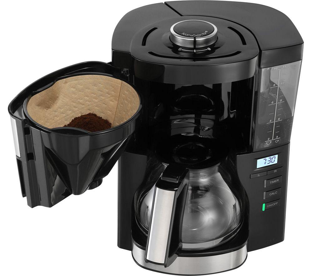 MELITTA Look V Timer Filter Coffee Machine - Black & Stainless Steel image number 3 of 3