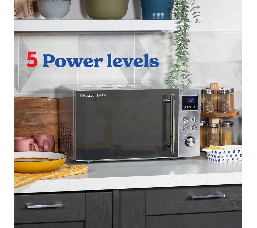 RUSSELL HOBBS RHM2086SS Solo Microwave - Stainless Steel image number 7 of 8