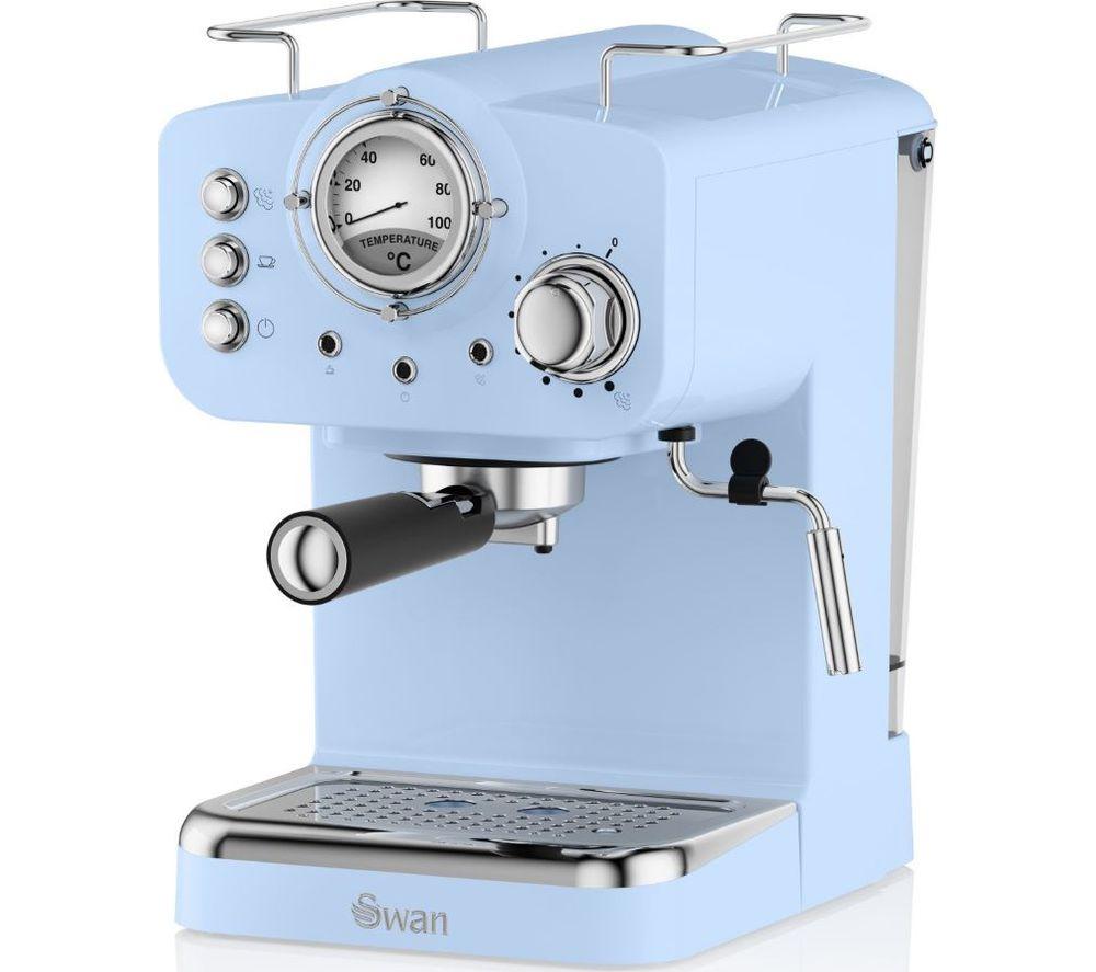 SWAN Retro Pump Espresso SK22110BLN Coffee Machine review | 8.7 / 10