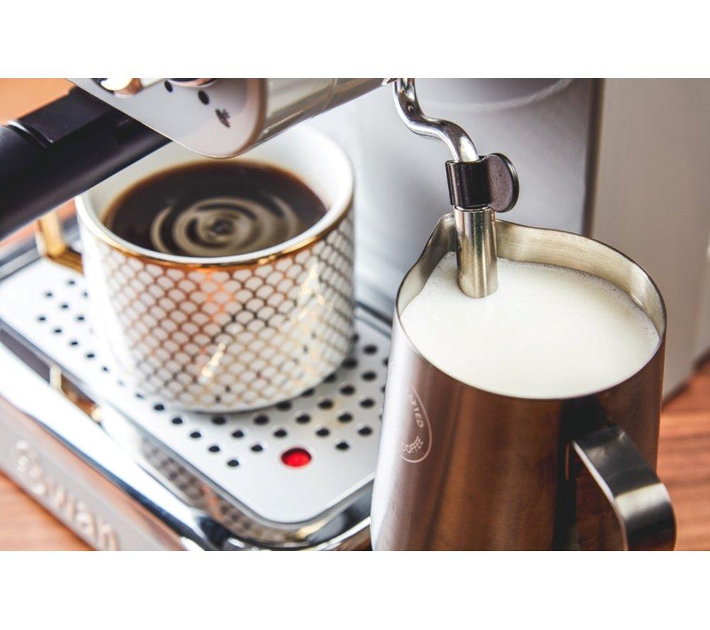 SWAN Retro Pump Espresso SK22110GRN Coffee Machine - Grey image number 3 of 6