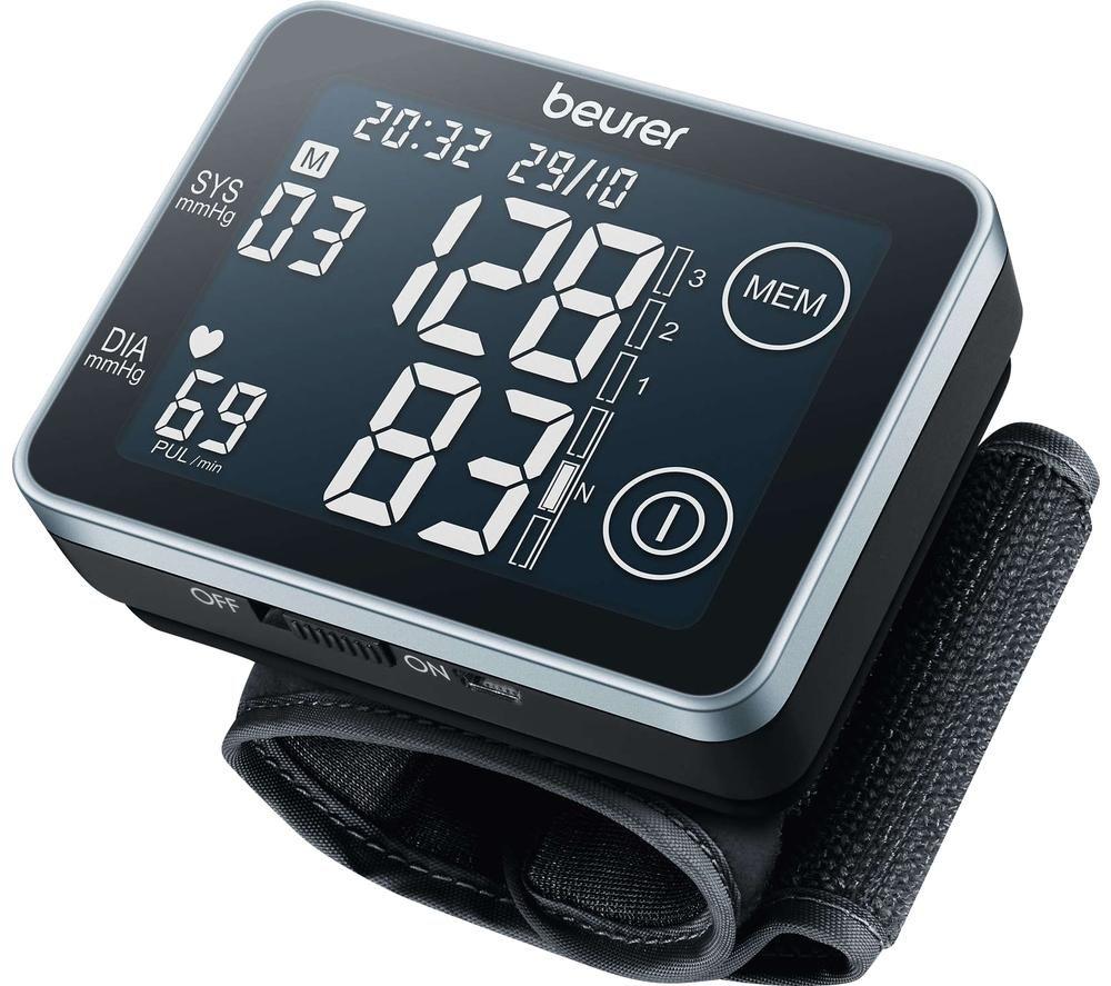 BEURER BC 58 Wrist Blood Pressure Monitor - Black & Grey