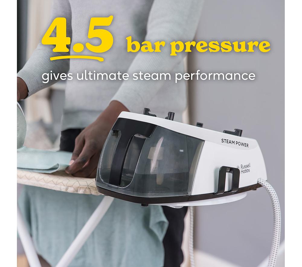 RUSSELL HOBBS Steam Power 24420 Steam Generator Iron - Black & White image number 5 of 8