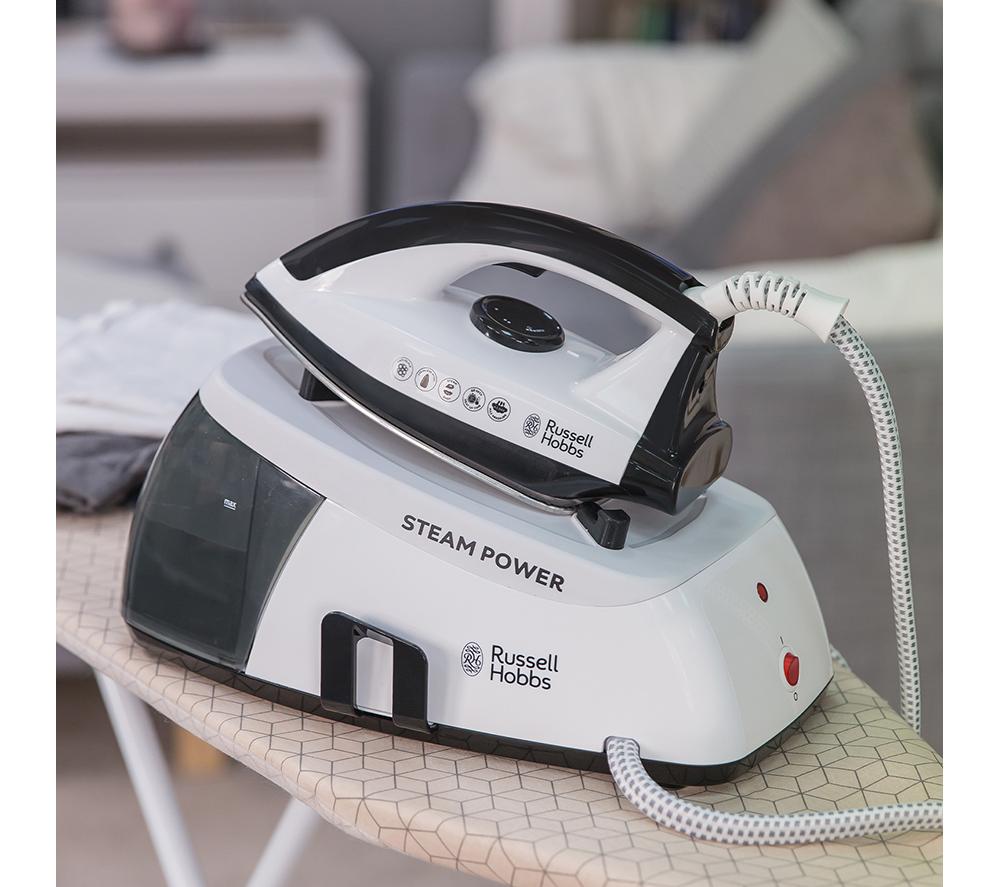 RUSSELL HOBBS Steam Power 24420 Steam Generator Iron - Black & White image number 7 of 8