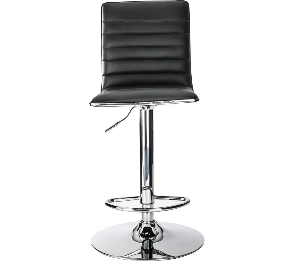 ALPHASON Colby Faux-Leather Bar Stool Chair - Black