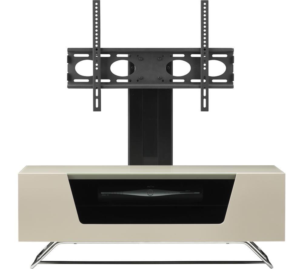 ALPHASON Chromium 2 Cantilever CRO2 1000BKT IV 1000 mm TV Stand with Bracket Ivory