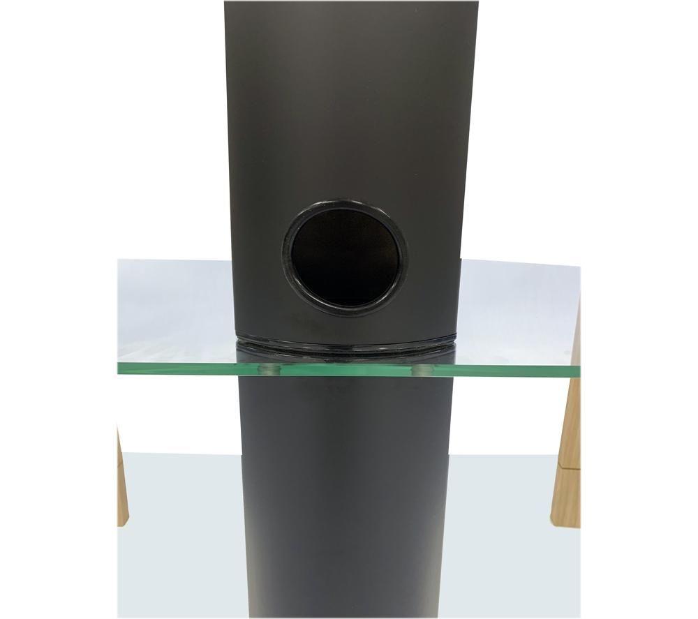 ALPHASON Century 800 mm TV Stand with Bracket - Light Oak image number 2 of 13