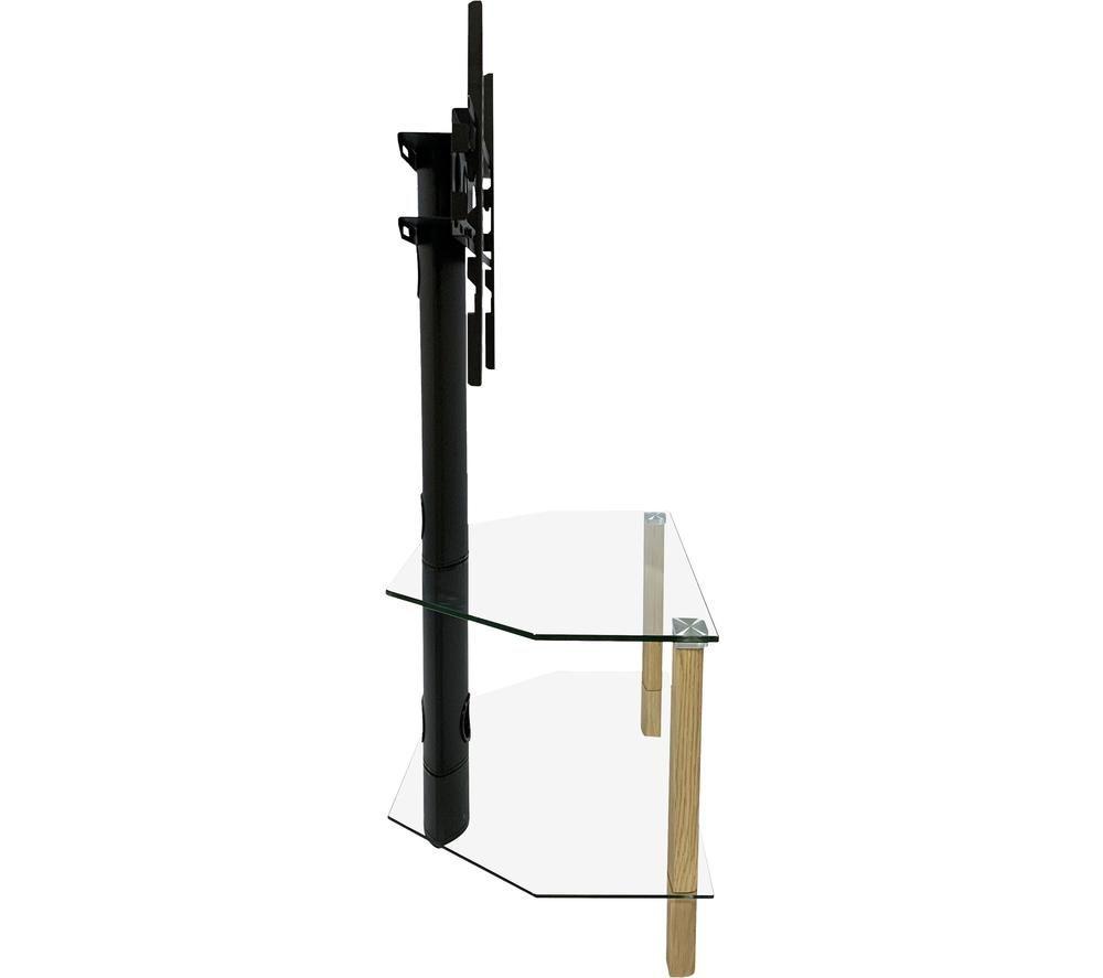 ALPHASON Century 800 mm TV Stand with Bracket - Light Oak image number 5 of 13