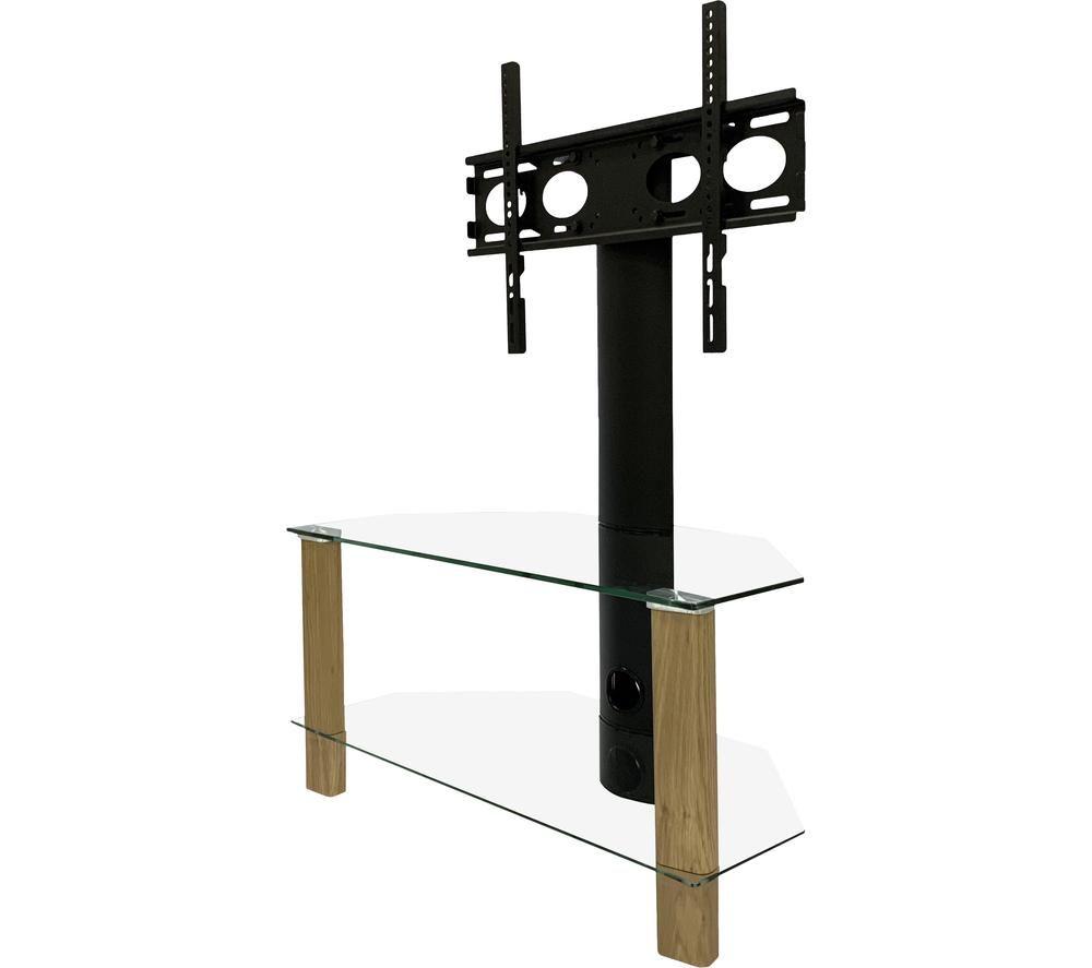 ALPHASON Century 800 mm TV Stand with Bracket - Light Oak image number 6 of 13