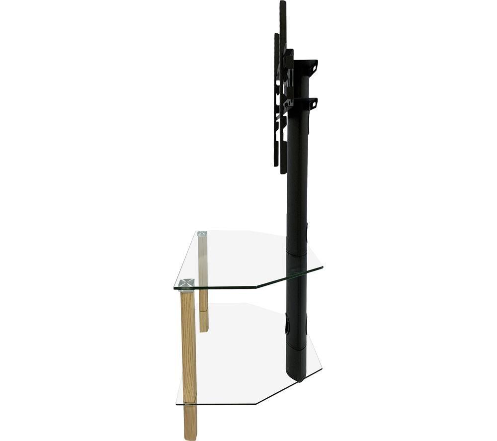 ALPHASON Century 800 mm TV Stand with Bracket - Light Oak image number 7 of 13