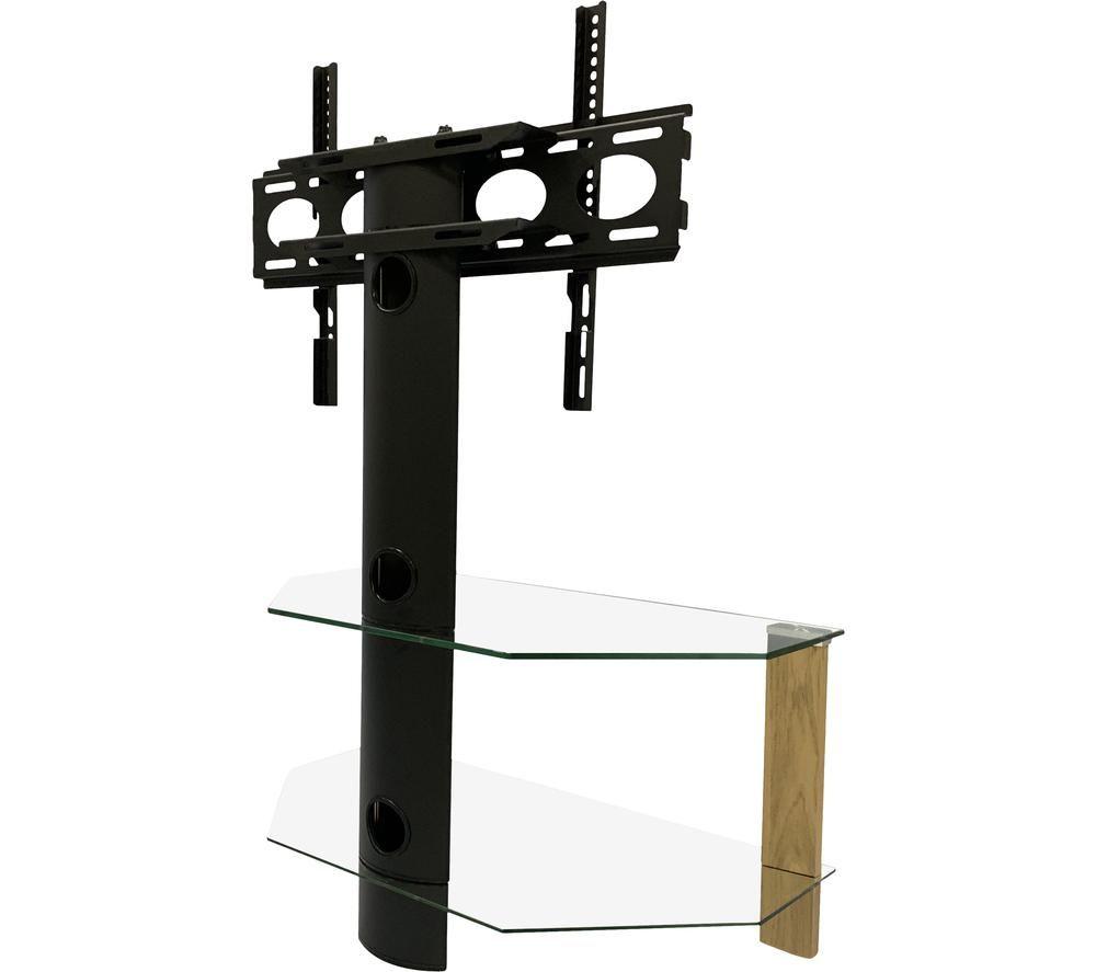 ALPHASON Century 800 mm TV Stand with Bracket - Light Oak image number 8 of 13