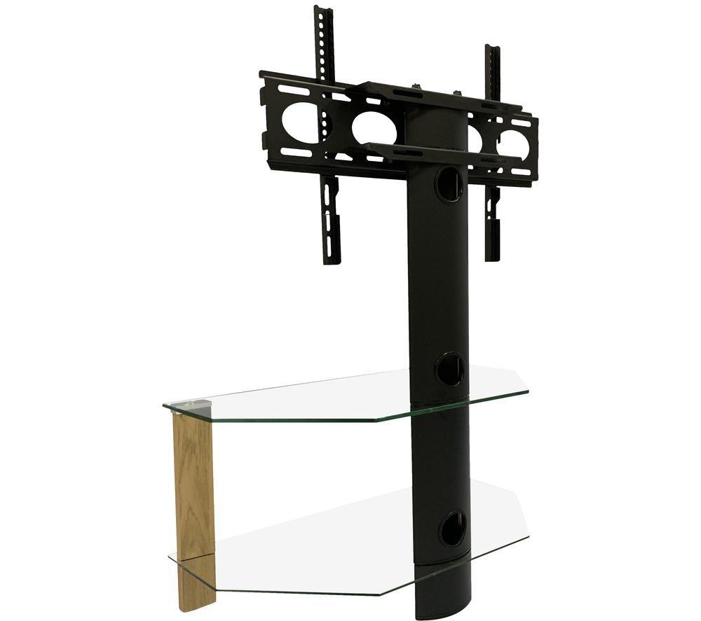 ALPHASON Century 800 mm TV Stand with Bracket - Light Oak image number 9 of 13