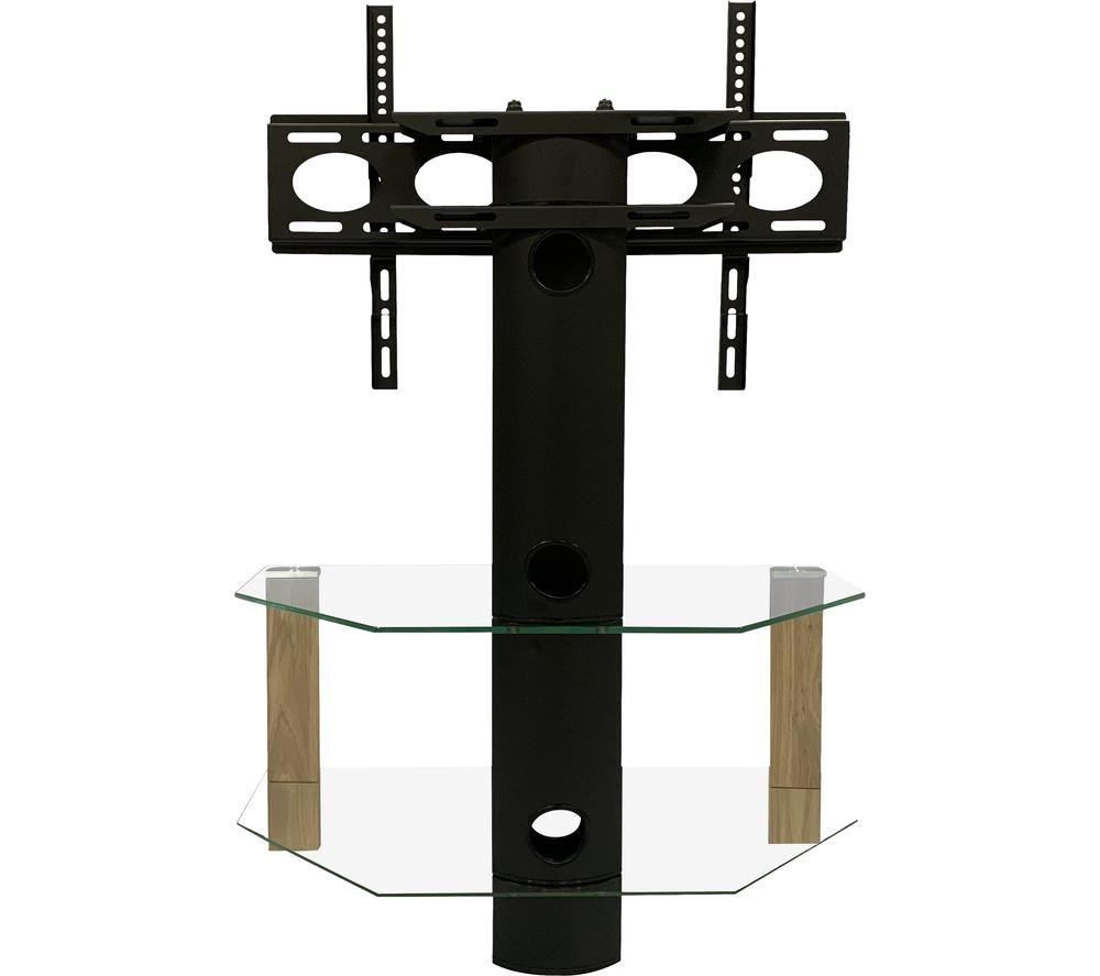 ALPHASON Century 800 mm TV Stand with Bracket - Light Oak image number 10 of 13