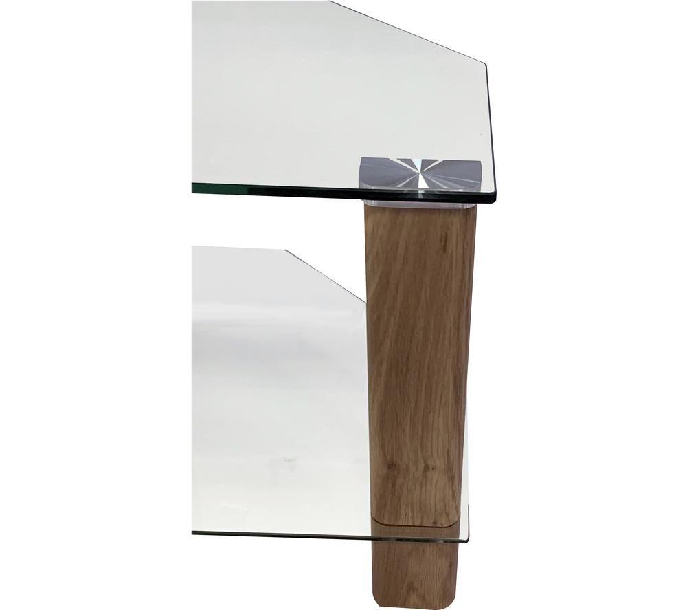 ALPHASON Century 800 mm TV Stand with Bracket - Light Oak image number 12 of 13