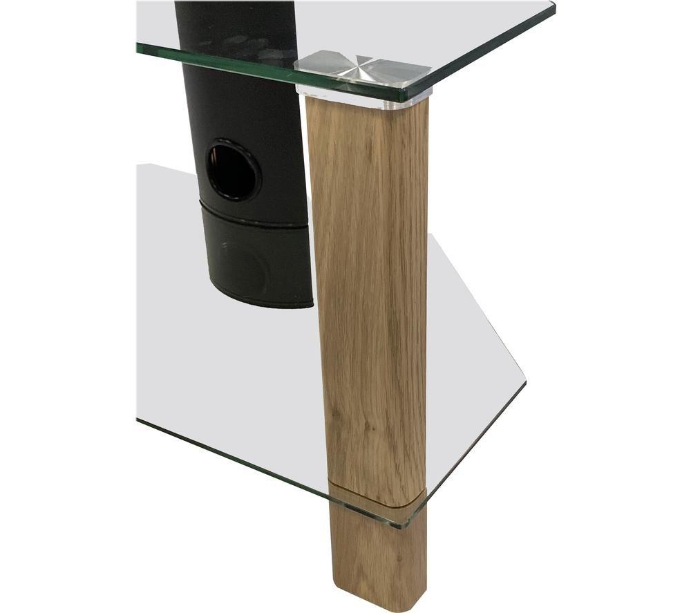 ALPHASON Century 800 mm TV Stand with Bracket - Light Oak image number 13 of 13