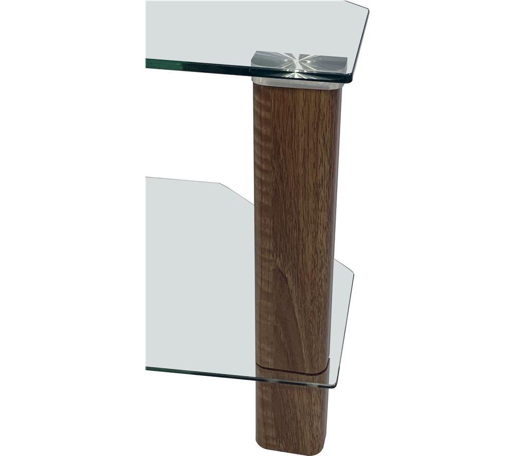 ALPHASON Century 800 mm TV Stand with Bracket for up to 55" TV - Walnut image number 2 of 10