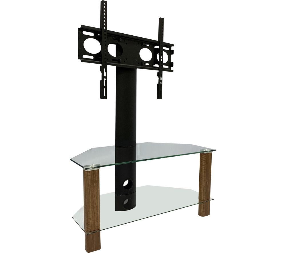 ALPHASON Century 800 mm TV Stand with Bracket for up to 55" TV - Walnut image number 3 of 10